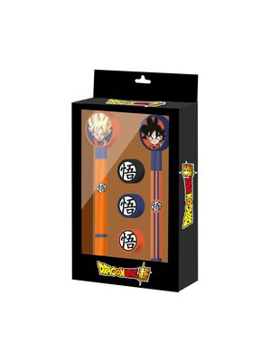 Karactermania Dragon Ball Z Super Set Of 2 Pencils + 3 Erasers