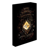 Harry Potter Marauders Map Light Canvas 40 x 30 cm