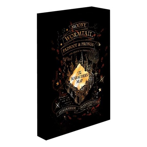 Pyramid Harry Potter Marauders Map Light Canvas 40x30cm