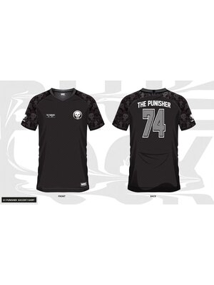 Cotton Division Marvel The Punisher 74 Soccer Jersey Tshirt Men Size XXL