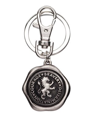 Monogram Harry Potter Gryffindor Pewter Keychain