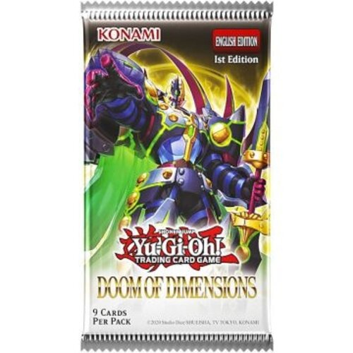 Konami Yu-Gi-Oh TCG Doom of Dimensions Booster