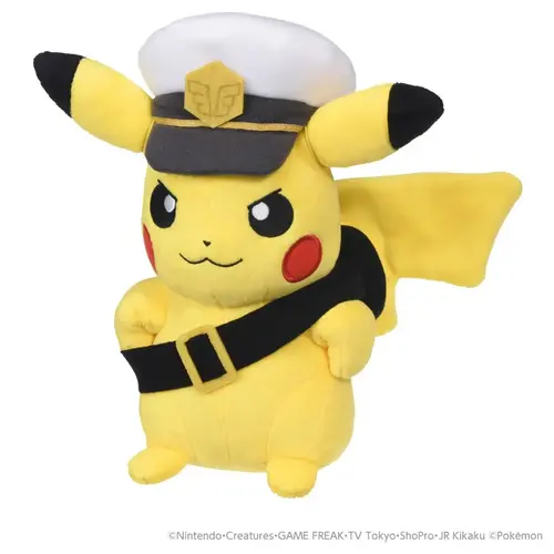 Takara Tomy Arts Pokemon Pluche Captain Pikachu 25cm Japan Import