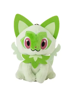 Takara Tomy Arts Pokemon Sound Stuffed Pluche Sprigatito Japan import