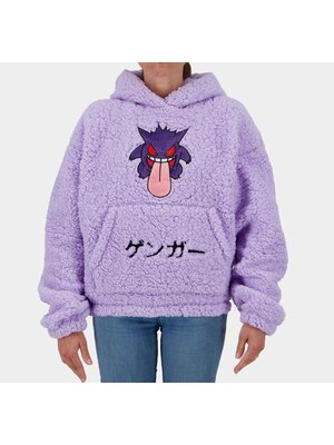 Difuzed Pokemon Gengar Teddy Woman's Hoodie Size XXL