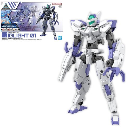 Bandai Gundam 30MM 1/144 eEXM-40 IGLIGHT 01 Model Kit