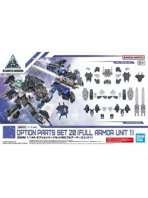 Bandai Gundam 30MM 1/144 Option Parts Set 20 Full Armor Unit 1 Model Kit