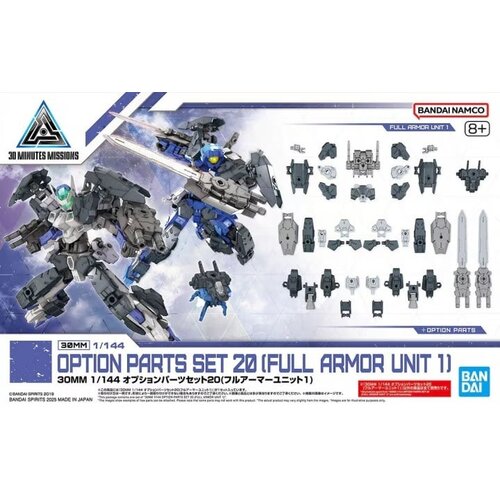 Bandai Gundam 30MM 1/144 Option Parts Set 20 Full Armor Unit 1 Model Kit