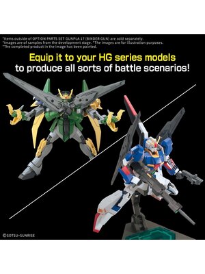 Bandai Gundam Option Parts Set Gunpla 17 Binder Gun Model Kit