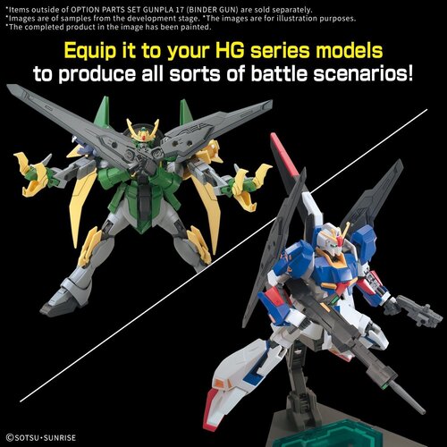 Bandai Gundam Option Parts Set Gunpla 17 Binder Gun Model Kit