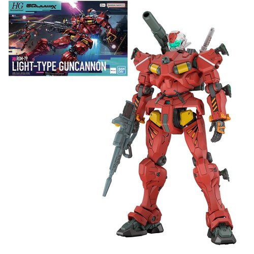 Bandai Gundam GQuuuuuux HG 1/144 Light Type Guncannon Model Kit
