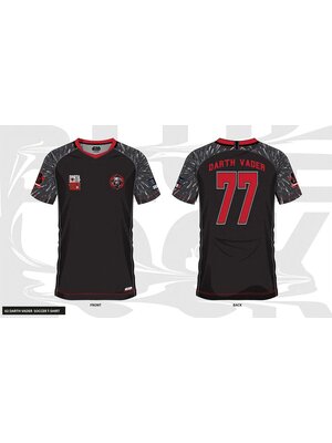 Cotton Division Star Wars Darth Vader 77 Soccer Jersey Men XXL