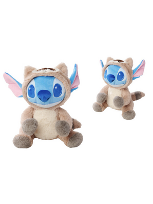 Simba Toys Disney Stitch With onesie Raccoon 25 cm Pluche