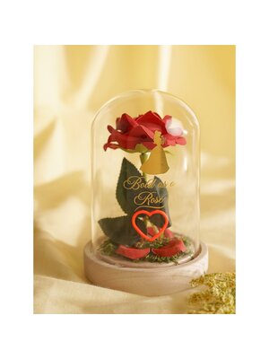 Widdop Disney Princess Belle Floral Cloche With Neon Light