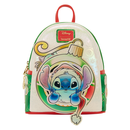 Loungefly Disney Lilo & Stitch Holiday Mini Backpack Loungefly