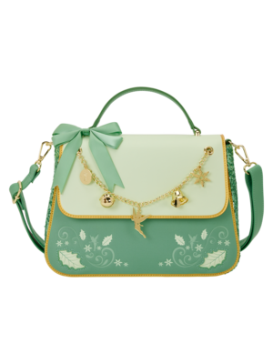 Loungefly Disney Tinker Bell Holiday Crossbody Bag Loungefly