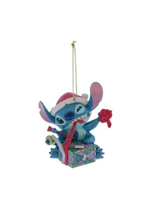Disney Traditions Stitch Unwrapping