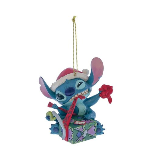 Disney Traditions Disney Traditions Stitch Unwrapping Gift Holliday
