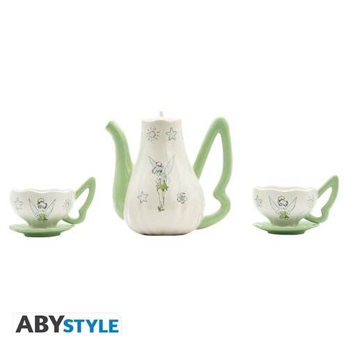 Abystyle Disney Tinkerbell Teapot Set With Cups