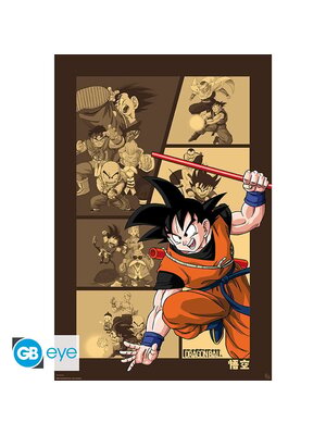 GB Eye Dragon Ball Maxi Poster 91,5 x 61 cm Retro Goku