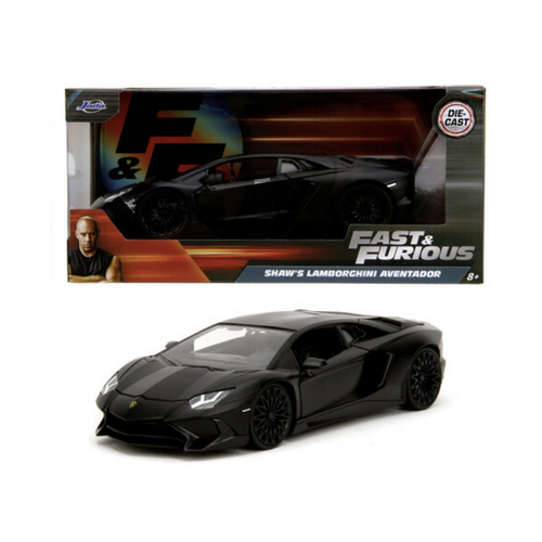 Jada Toys Fast and Furious Shaw's Lamborghini Aventador 1:24 Die Cast Car