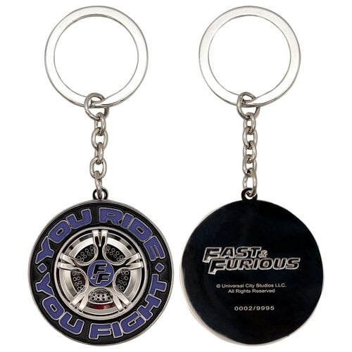 Fanattik Fast and The Furious You Ride You Fight Limited Edition Keyring