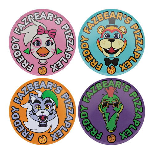 Fanattik Five Nights At Freddy's 4 Embossed Metal Coasters