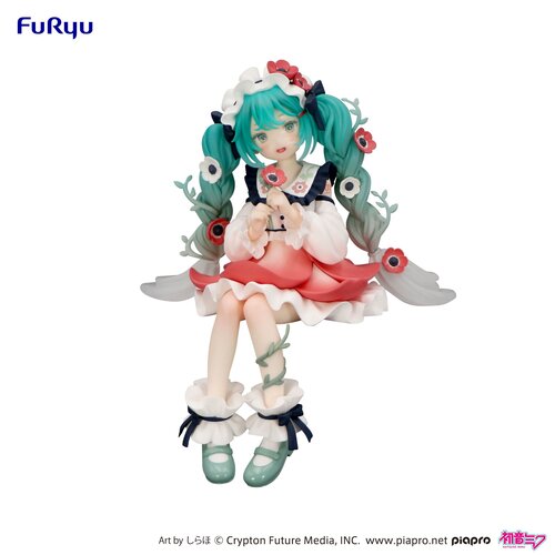 Furyu Hatsune Miku Flower Fairy Anemone Figure Noodle Stopper 14cm