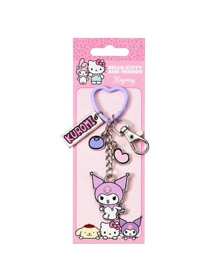 Carat Hello Kitty Kuromi Blueberry Keychain With Charms