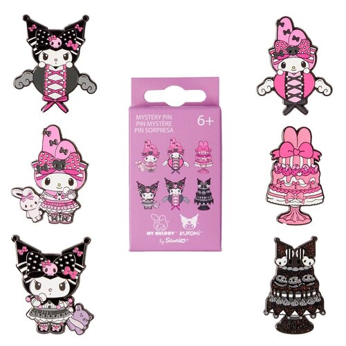 Loungefly Hello Kitty My Melony And Kuromi Blind Box Enamel Pin
