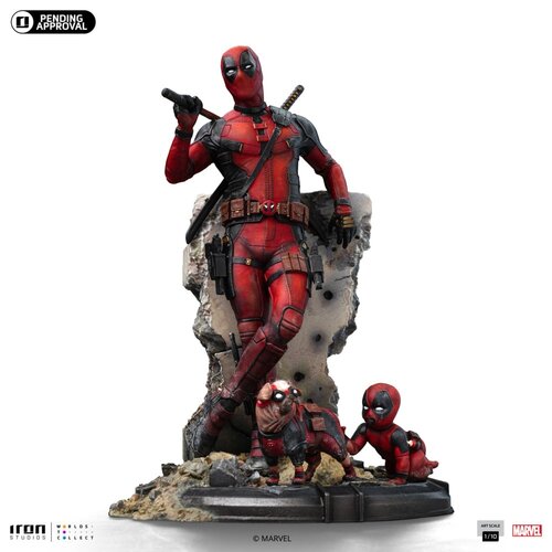 Iron Studios Marvel Deadpool & Wolverine Deadpool Figure 1/10 20.8cm