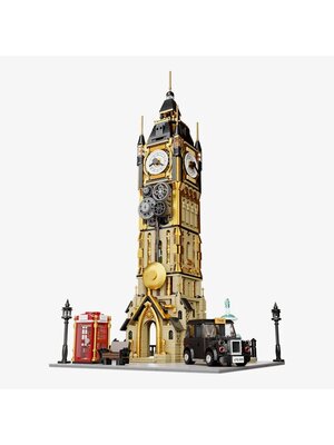 Pantasy Pantasy Steampunk Clock Tower Park Building Block