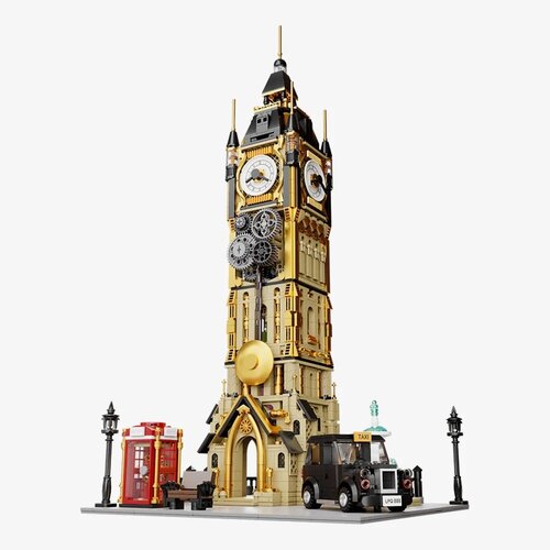 Pantasy Pantasy Steampunk Clock Tower Park Building Block