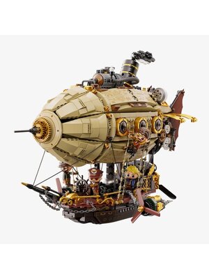 Pantasy Steampunk Airship Building