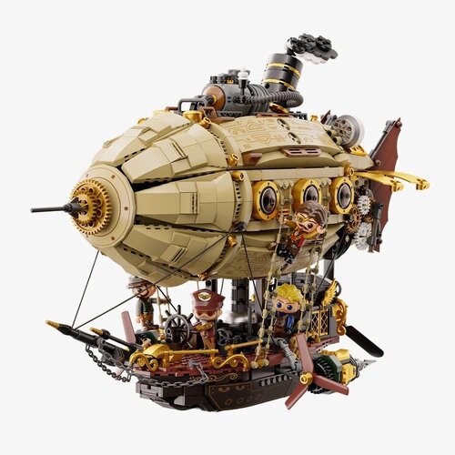 Pantasy Pantasy Steampunk Airship Building Block