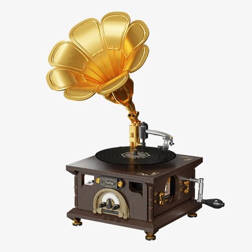 Pantasy Pantasy Retro Gramophone Building Block