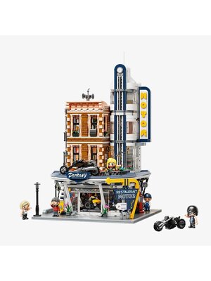 Pantasy Pantasy Motorcycle Restaurant Building Block