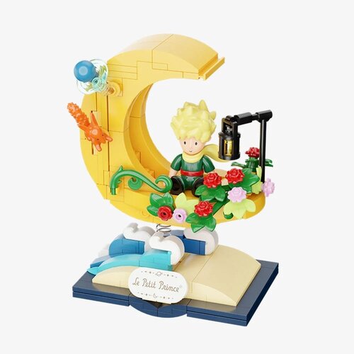 Pantasy Ghibli The Little Prince Starry Ride New Moon Building Block