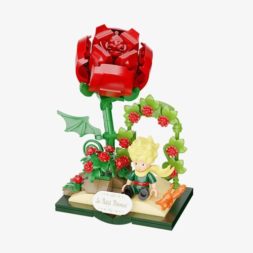 Pantasy Ghibli The Little Prince Starry Ride Rose Building Block