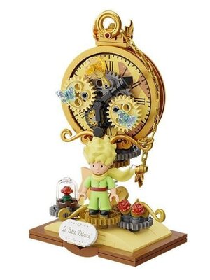Pantasy Ghibli The Little Prince Starry Ride Pocket Watch Building Block
