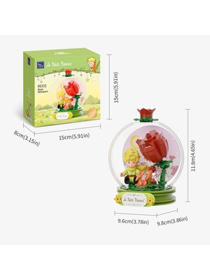 Pantasy Ghibli The Little Prince Rose Whispers Building Block