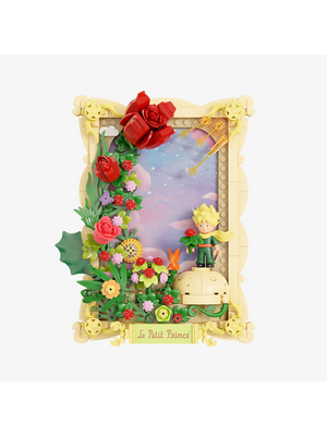 Pantasy Ghibli The Little Prince Rose Building Block