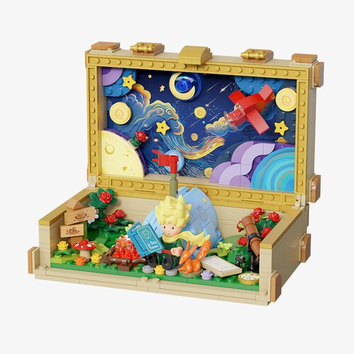 Pantasy Ghibli The Litlle Prince Suitcase Building Block