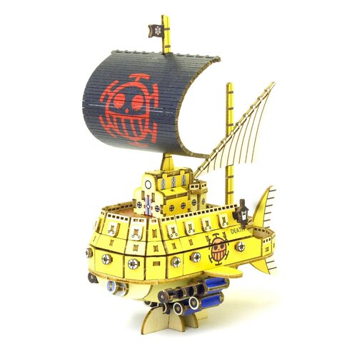 Kito Art One Piece Law's Submarine Wood Model Kit 16cm
