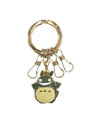Semic Ghibli My Neighbour Totoro Grey Totoro Smile Metal Keychain