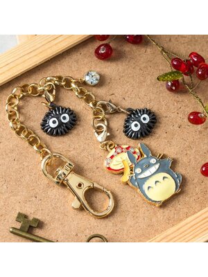 Semic Ghibli My Neighbour Totoro Grey Totoro & Mushroom Chainette Charms