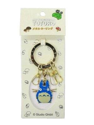 Semic Ghibli My Neighbour Totoro Blue Totoro Metal Keychain