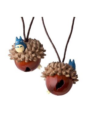 Semic Ghibli My Neighbour Totoro Blue & White Totoro Strap Bell