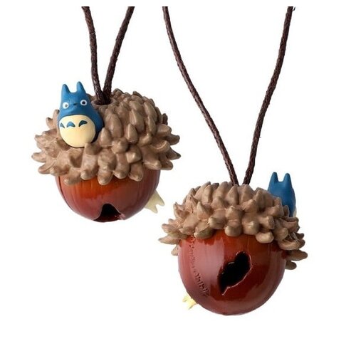 Semic Ghibli My Neighbour Totoro Blue & White Totoro Strap Bell