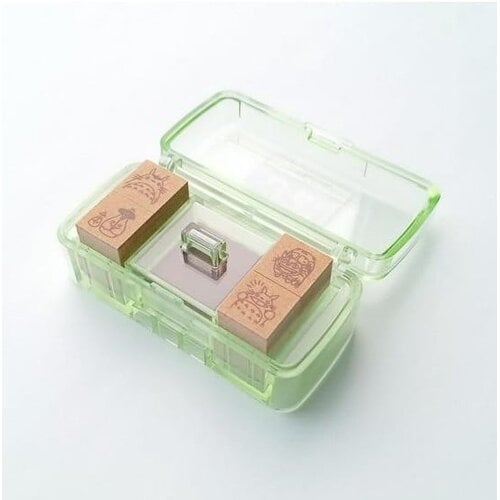 Semic Ghibli My Neighbour Totoro , Totoro and Catbus Green Stamps Set